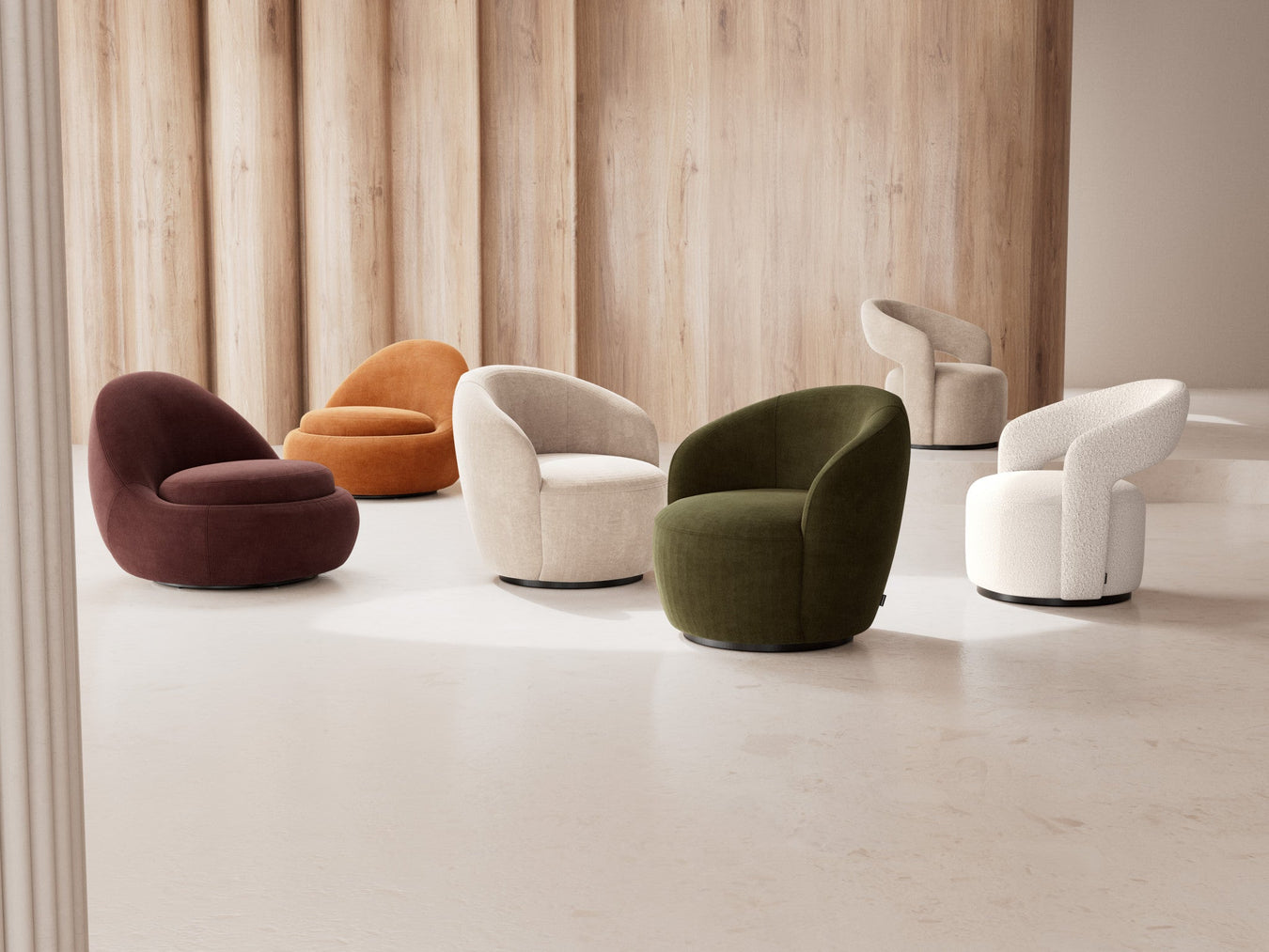 Curved Chairs