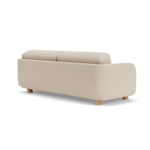 Clara Sleeper Couch, Pasha Dune, Oak Soap