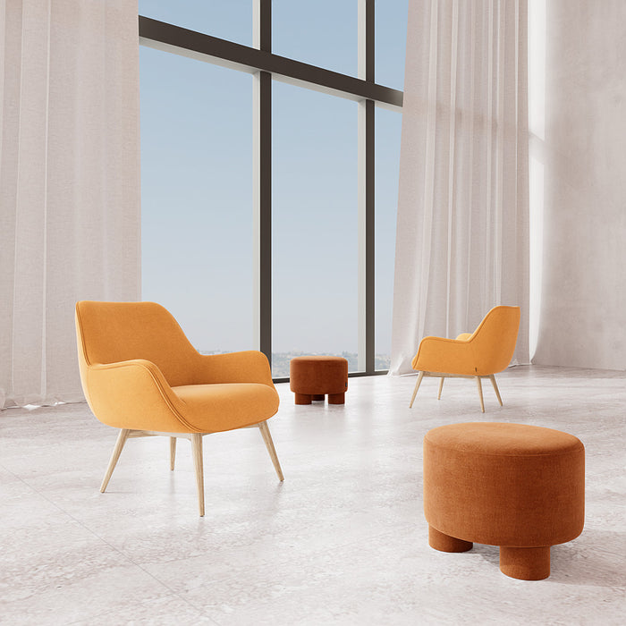Oscar Chair, Sunday Curry, Oak Soap Legs