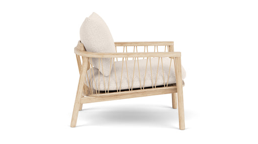 Enzo Chair, Maya Cream, Oak Soap Frame