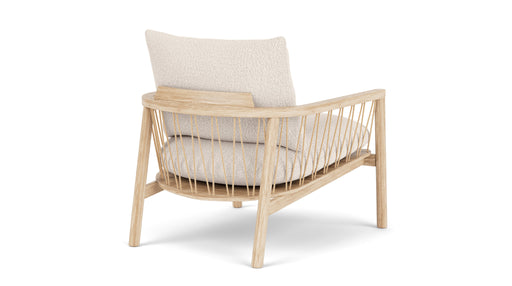 Enzo Chair, Maya Cream, Oak Soap Frame