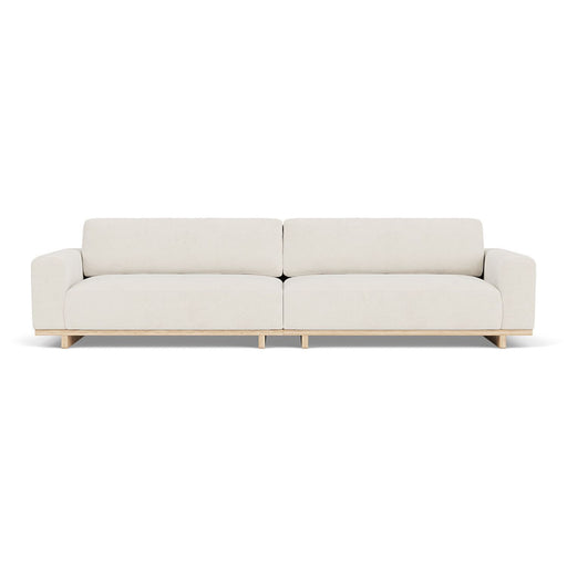 Aya 4-seater Couch, Free Dune, Oak Soap Legs