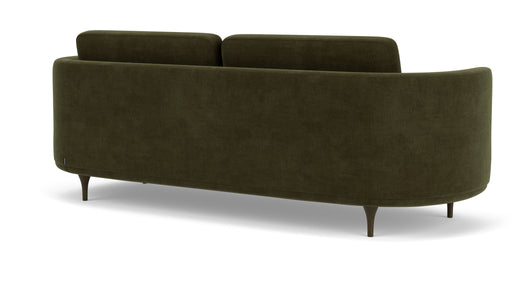 Elinor 3 Seater, Moss Olive, Oak Brown Legs