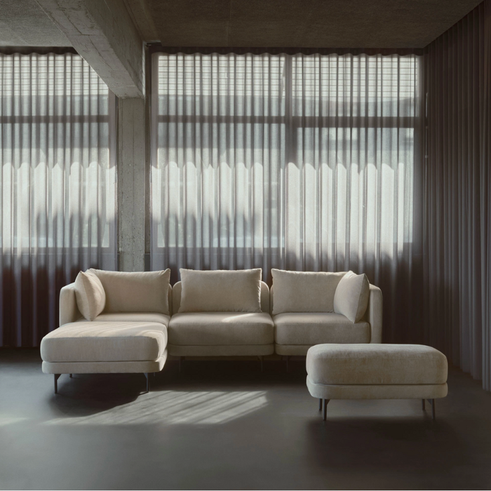 Maison Footrest Module, Danny Cream