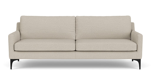 Anna 3-Seater Couch, Nola Sand, Black Legs