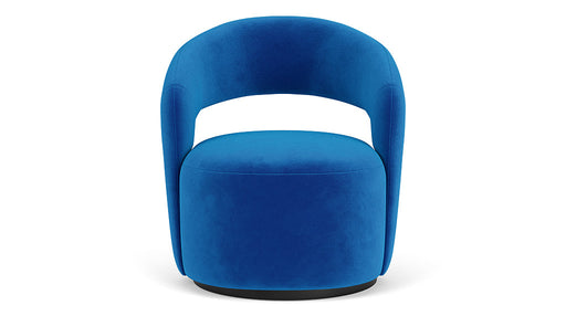 Judi Chair, Velour Lux Blue