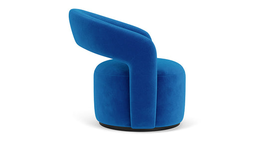 Judi Chair, Velour Lux Blue