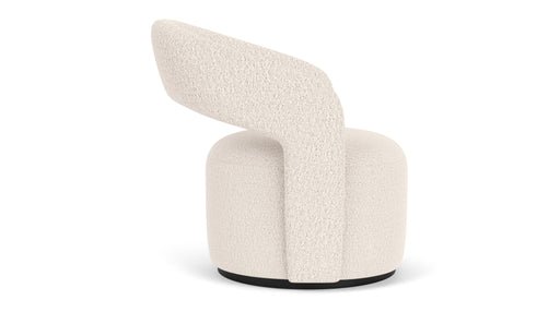 Judi Chair, Maya Cream, Swivel Base