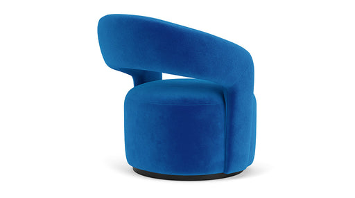 Judi Chair, Velour Lux Blue