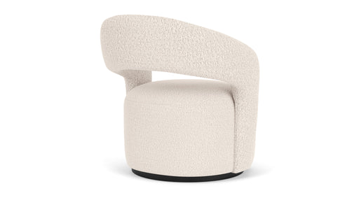 Judi Chair, Maya Cream, Swivel Base