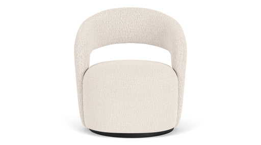 Judi Chair, Maya Cream, Swivel Base