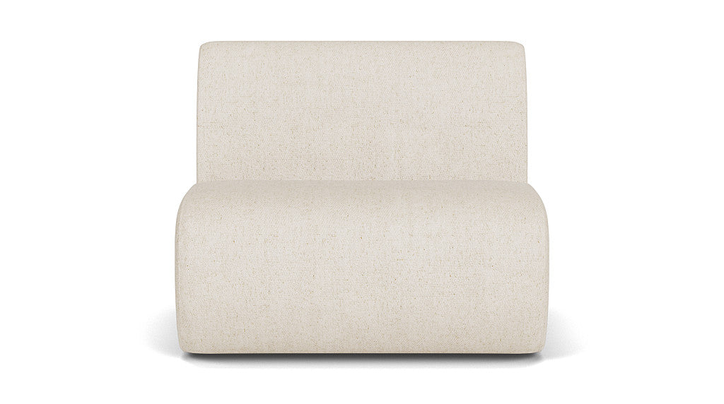 Paula Modular 1-seater Center, Moonlight Sand