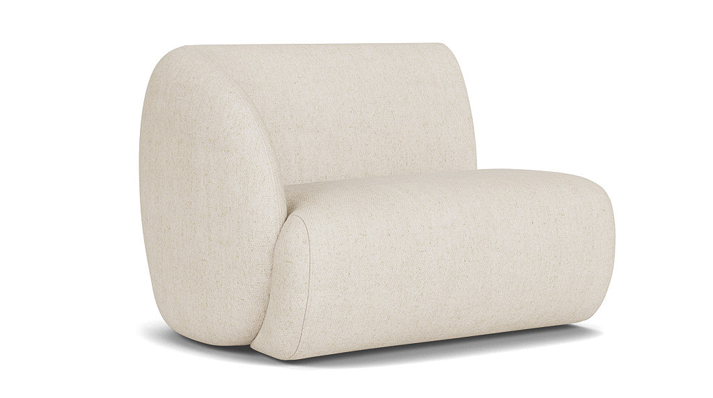 Paula Modular Sofa Arm Left, Moonlight Sand