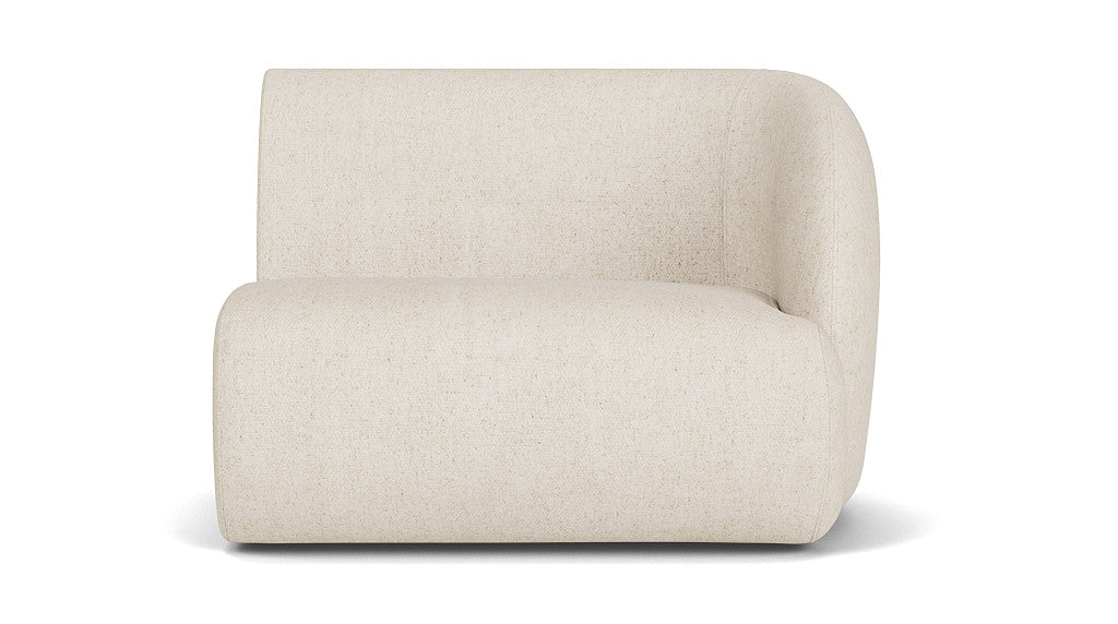 Paula Modular Sofa Arm Right, Moonlight Sand