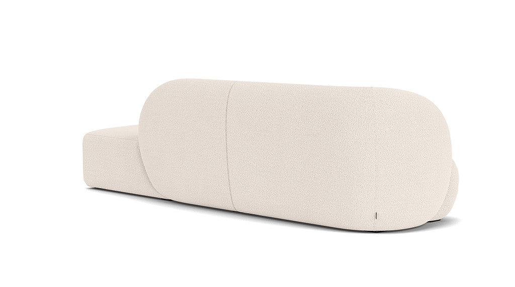 Paula Modular, 3.5 Seater Open End Right, Maya Cream