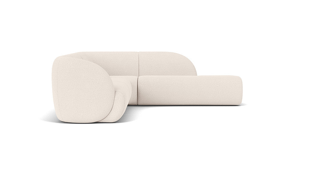 Paula Modular, 3 Seater Open Chaise Right, Maya Cream