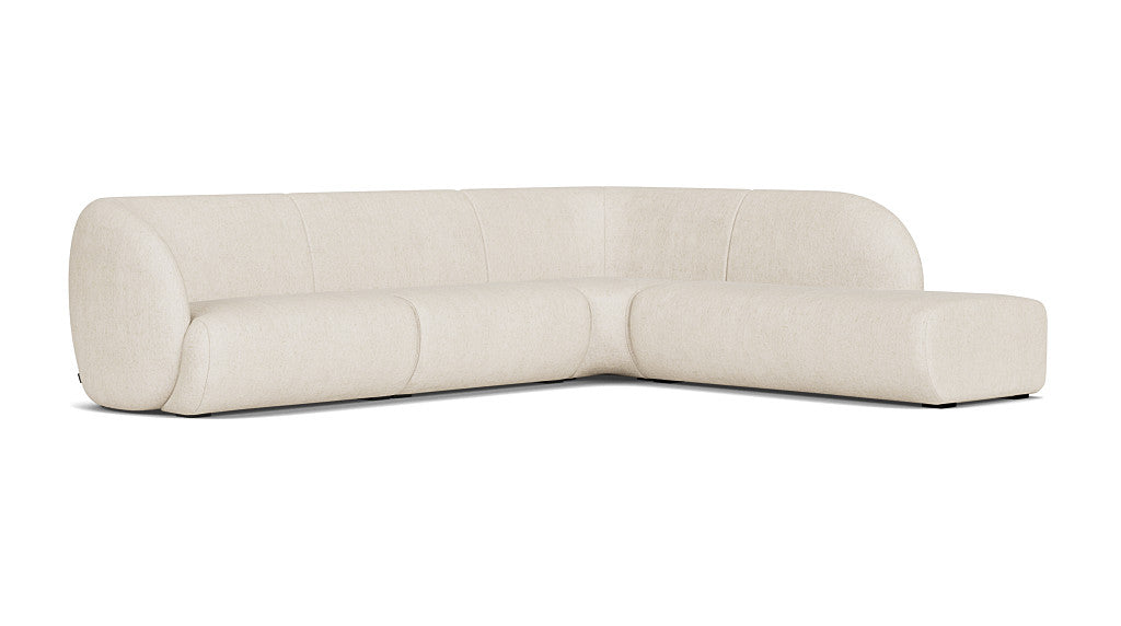 Paula Modular, 3 Seater Open Chaise Right, Moonlight Sand