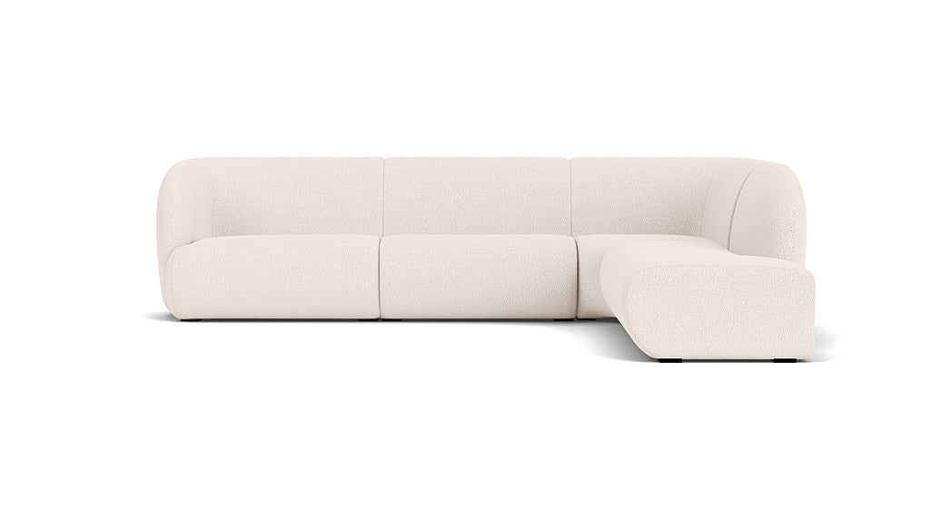 Paula Modular, 3 Seater Open Chaise Right, Maya Cream