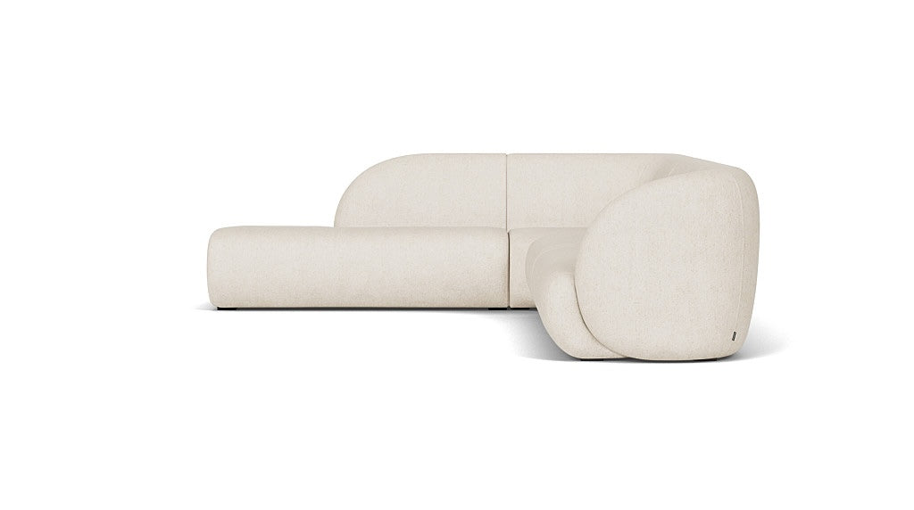 Paula Modular, 3 Seater Open Chaise Left, Moonlight Sand