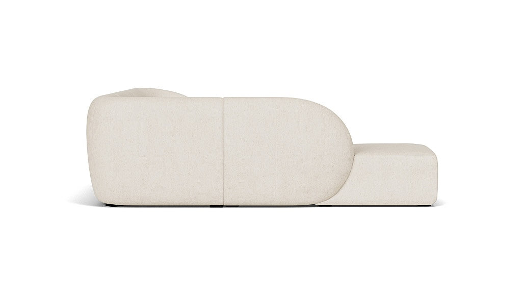 Paula Modular, 3.5 Seater Open End Left, Moonlight Sand
