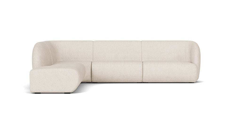 Paula Modular, 3 Seater Open Chaise Left, Moonlight Sand