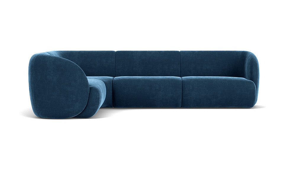 Paula Modular, Corner Sofa Left, Planet Legion Blue