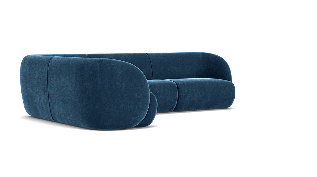 Paula Modular, Corner Sofa Left, Planet Legion Blue