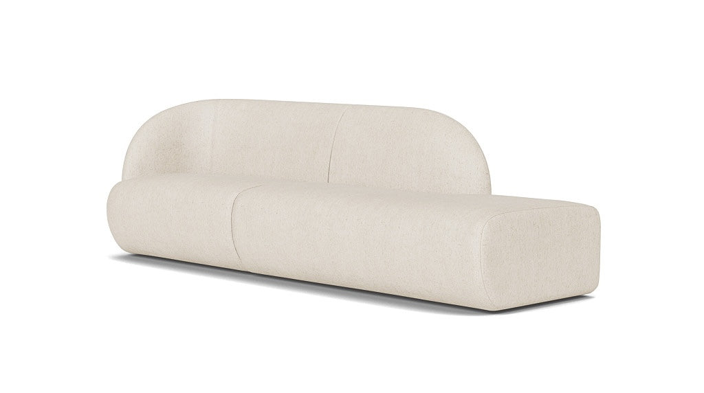 Paula Modular, 3.5 Seater Open End Right, Moonlight Sand