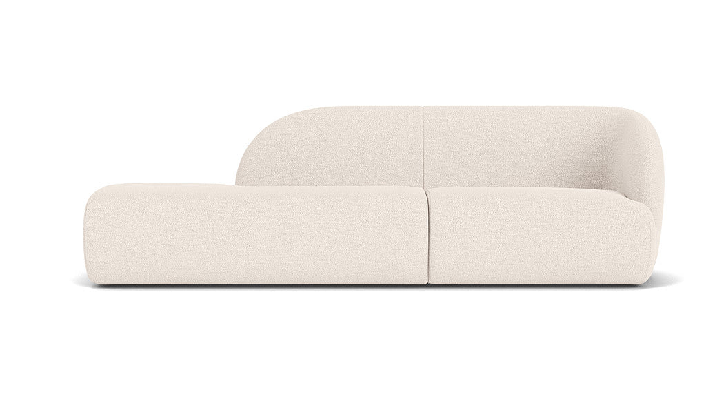 Paula Modular, 3.5 Seater Open End Left, Maya Cream