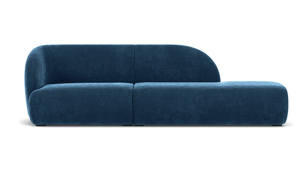 Paula Modular, 3.5 Seater Open End Right, Planet Legion Blue