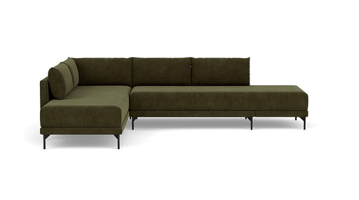 Vivica Sleeper Sofa Chaiselong Left, Moss Olive