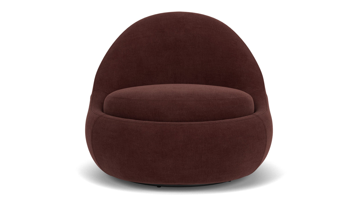 Babette Chair, Moss Burgundy