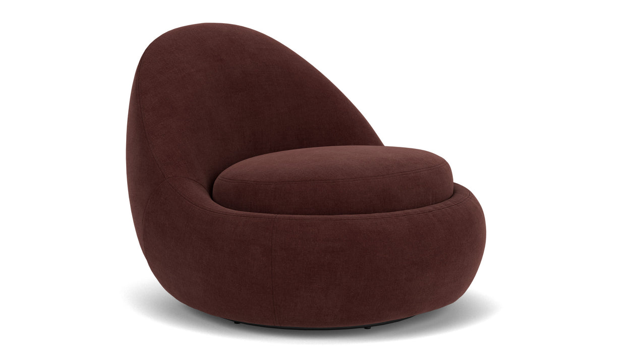 Babette Chair, Moss Burgundy