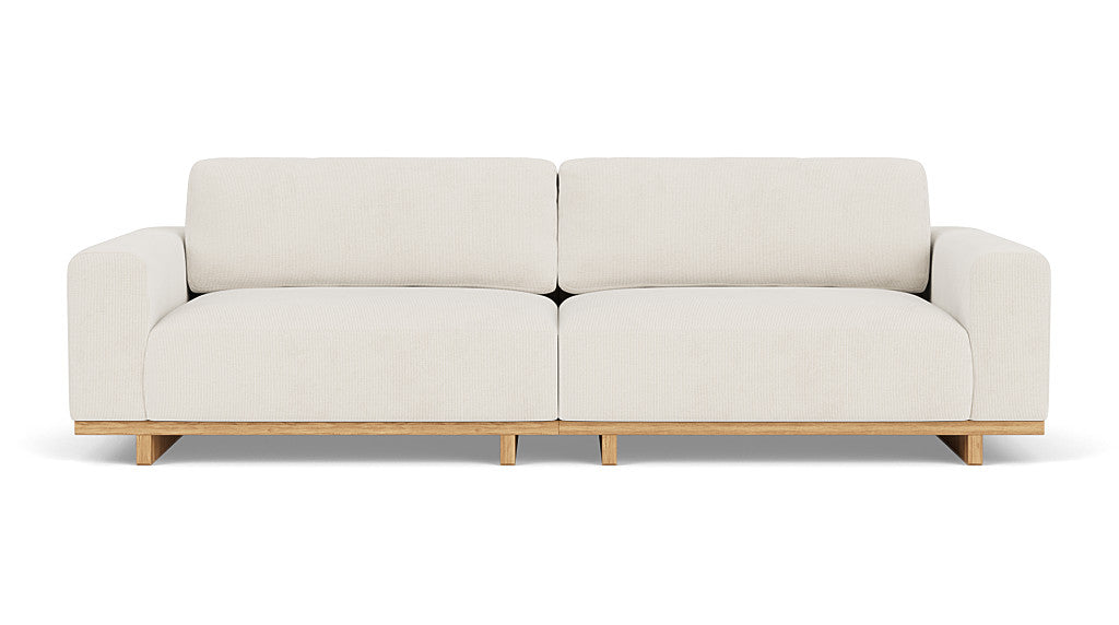 Aya 3.5 Seater Couch Free Dune, Oak Soap