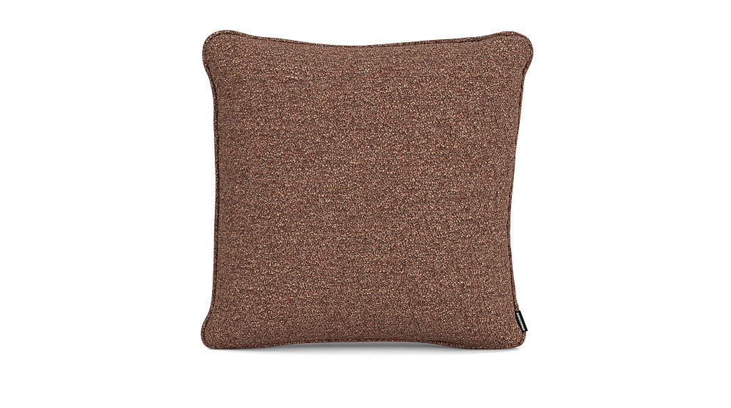 Posh Pillow, Pebble Rust