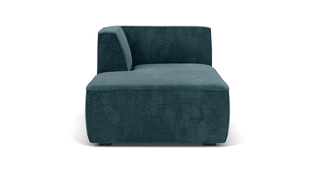 Dane Chaise Arm Left, Danny Dusty Blue