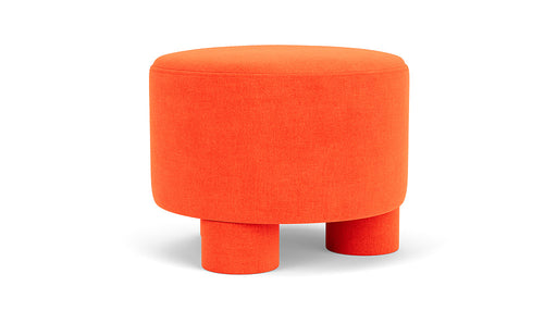 Faith Pouf, Moss Cherry
