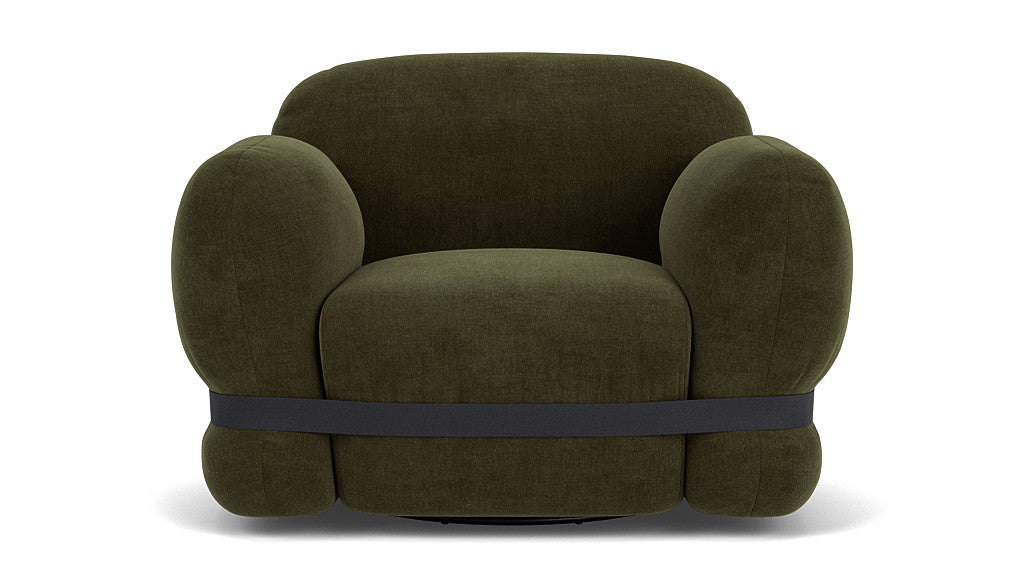 Squeeze Swivel Chair, Moss Olive
