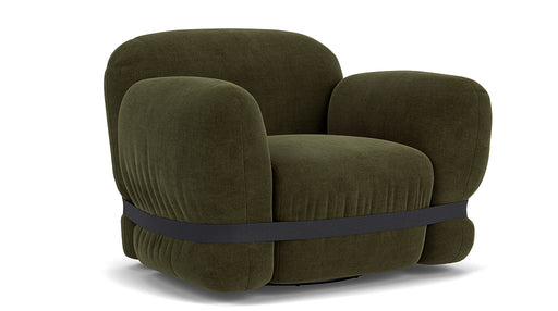 Squeeze Swivel Chair, Moss Olive