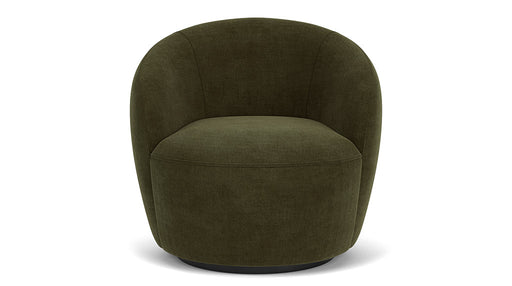 Rosie Swivel Chair, Moss Olive