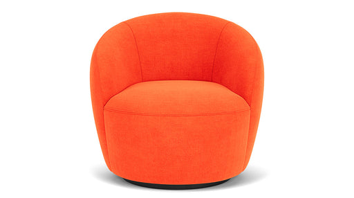 Rosie Swivel Chair, Moss Cherry