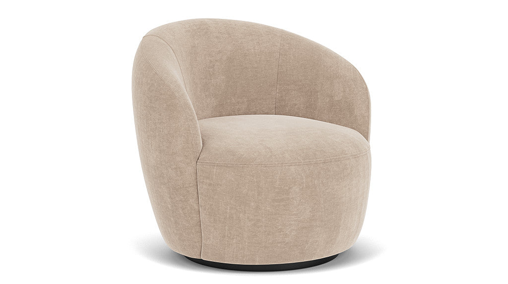 Rosie Swivel Chair, Danny Cream