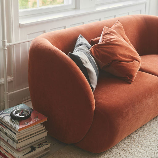 Paula 3 Seater, Moss Rust