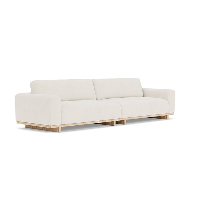 Aya 4-seater Couch, Free Dune, Oak Soap Legs