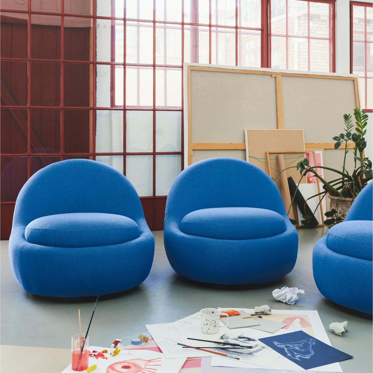 Babette Chair, Mark Cobalt Blue