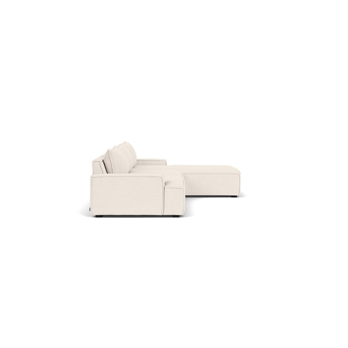 Daphne 3 Seater Chaise Right, Maya Cream