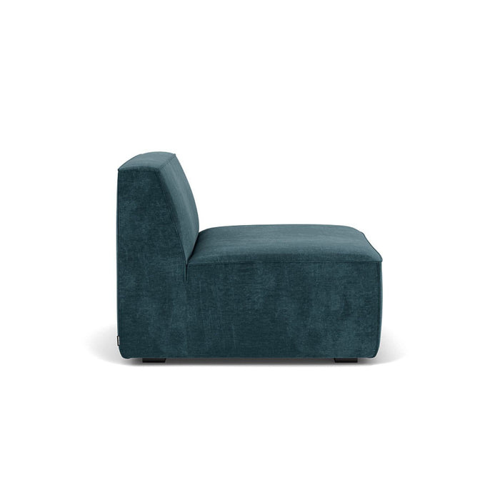 Dane 1 Seater Center Couch, Danny Dusty Blue