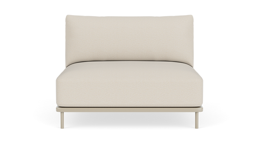 Vincent Outdoor, Module,1 seater, Sandshell,Coral Sand