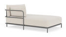 Vincent Outdoor, Module,Chaiselong arm left, Martinique,Anthracite Grey