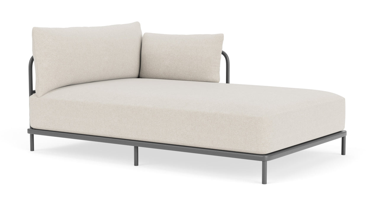 Vincent Outdoor, Module,Chaiselong arm right, Martinique,Anthracite Grey